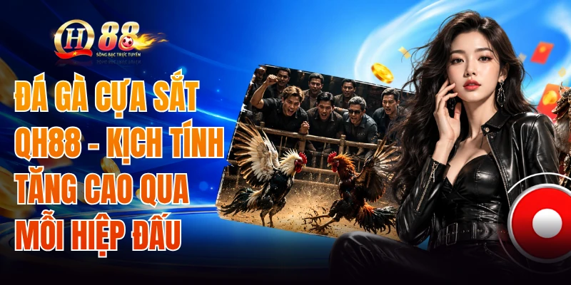 Đá Gà Cựa Sắt QH88 - Kịch Tính Tăng Cao Qua Mỗi Hiệp Đấu