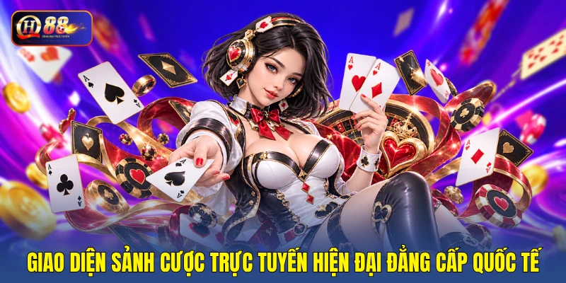 Giao diện sảnh cược trực tuyến hiện đại đẳng cấp quốc tế Giao diện sảnh cược trực tuyến hiện đại đẳng cấp quốc tế