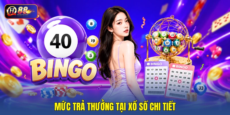 Mức trả thưởng tại xổ số chi tiết