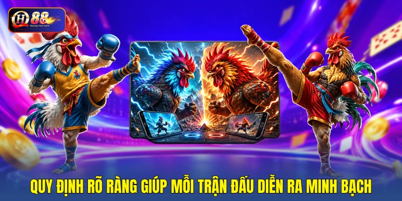 Quy định rõ ràng giúp mỗi trận đấu diễn ra minh bạch