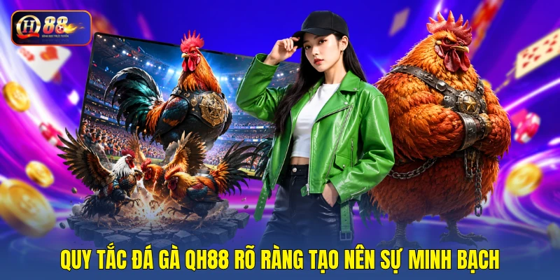Quy tắc đá gà QH88 rõ ràng tạo nên sự minh bạch