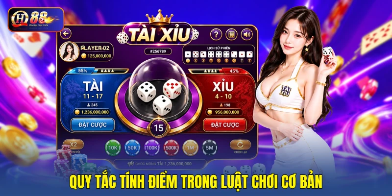 Quy tắc tính điểm trong luật chơi cơ bản