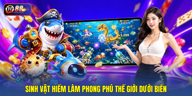 Sinh vật hiếm làm phong phú thế giới dưới biển